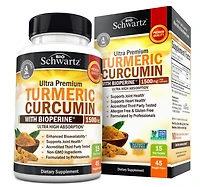 BioSchwartz Turmeric Curcumin with Black Pepper Extract 1500mg