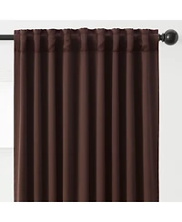 Chanasya Premium 2-Panel Ornamental Damask Classy Room Darkening Curtains - 3-in-1 Back Tab, Rod Pocket, Ring Tab for Windows Living Bedroom