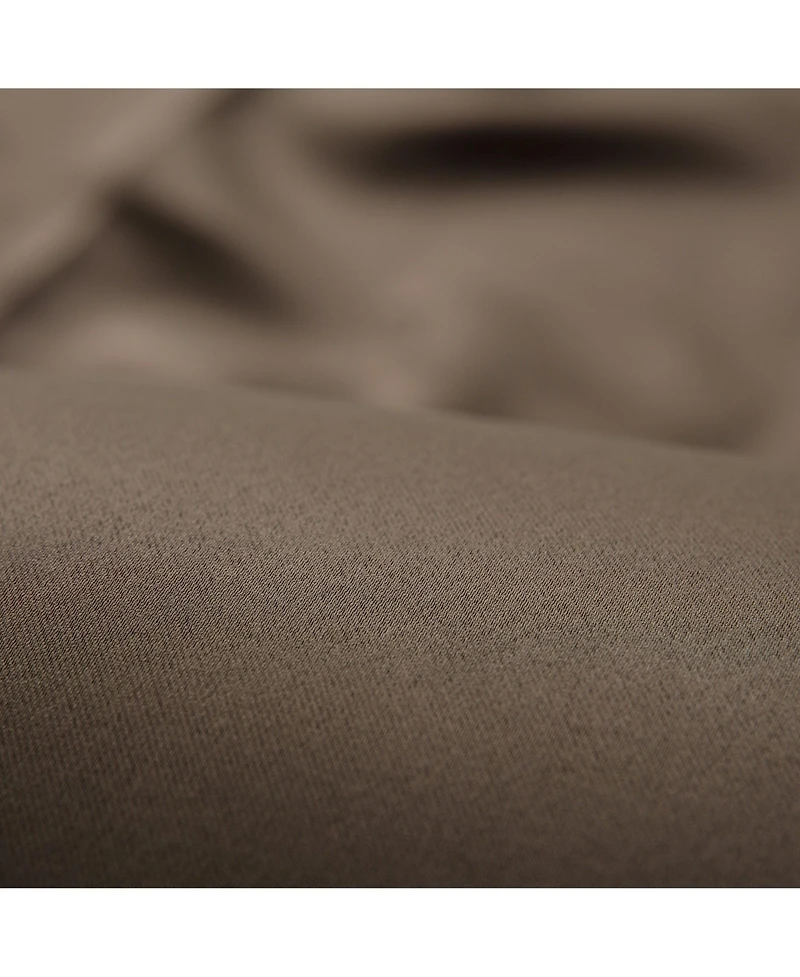 Chanasya Premium 2-Panel Ornamental Damask Classy Room Darkening Curtains - 3-in-1 Back Tab, Rod Pocket, Ring Tab for Windows Living Bedroom