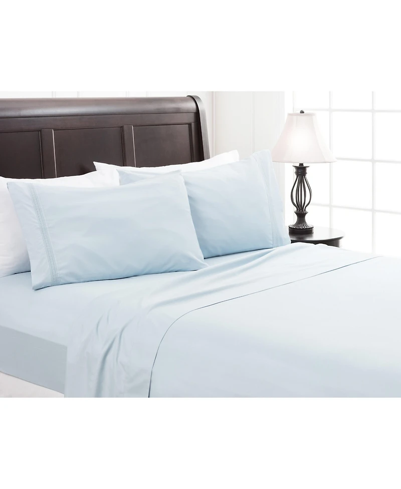 Chanasya Premium Embossed Light Gray Twin Size Bed Sheets Set 3-Piece - Soft Stripe Diamond Pattern 1 Flat Sheet 1 Fitted Sheet 1 Pillowcase