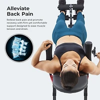 Sunny Health & Fitness Inversion Traction & Stretch Decompression Table - 400LBs Weight Capacity