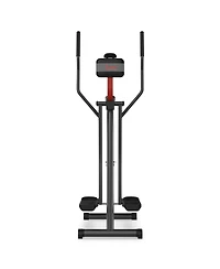 Sunny Health & Fitness Smart Air Walk Cross Trainer Elliptical Machine Glider w/Performance Lcd Monitor, Low-Impact, 30 Inch Stride and Exclusive Sunn