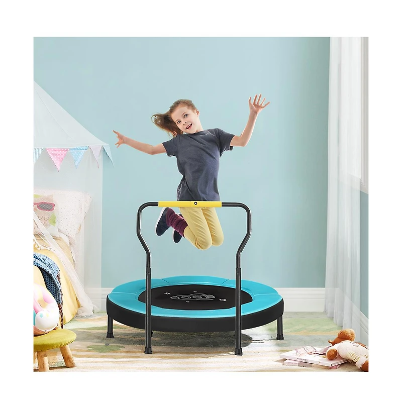 Slickblue Safe and Fun Trampoline for Children Ideal for Outdoor Play and Exercise