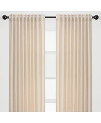 Chanasya Premium 2-Panel Embellish Embossed Classy Blackout Curtains - 3-in-1 Back Tab, Rod Pocket