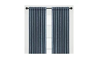 Chanasya Premium 2-Panel Embellish Embossed Classy Blackout Curtains - 3-in-1 Back Tab, Rod Pocket