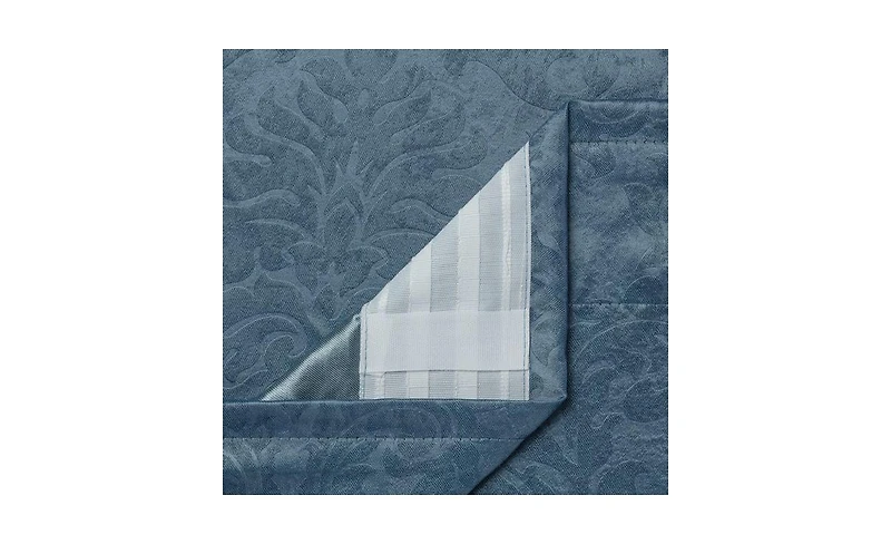 Chanasya Premium 2-Panel Embellish Embossed Classy Blackout Curtains - 3-in-1 Back Tab, Rod Pocket