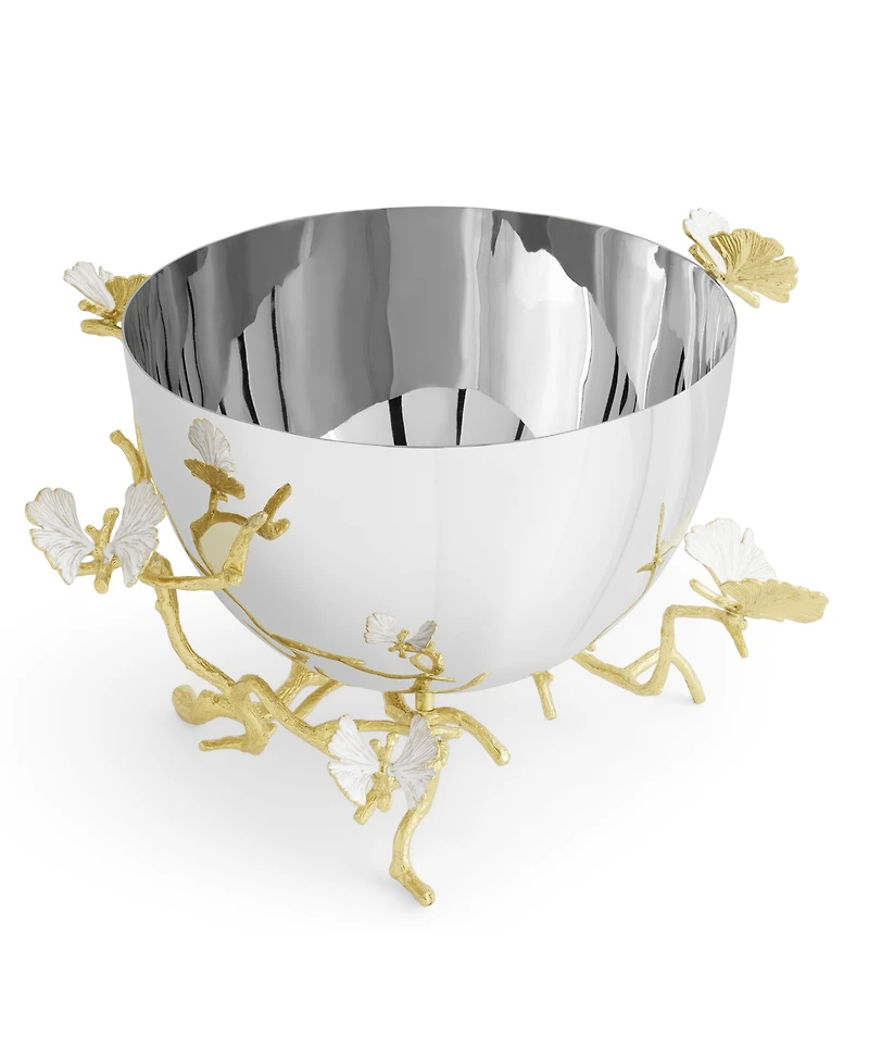 Michael Aram Butterfly Ginkgo Gold Serving Bowl