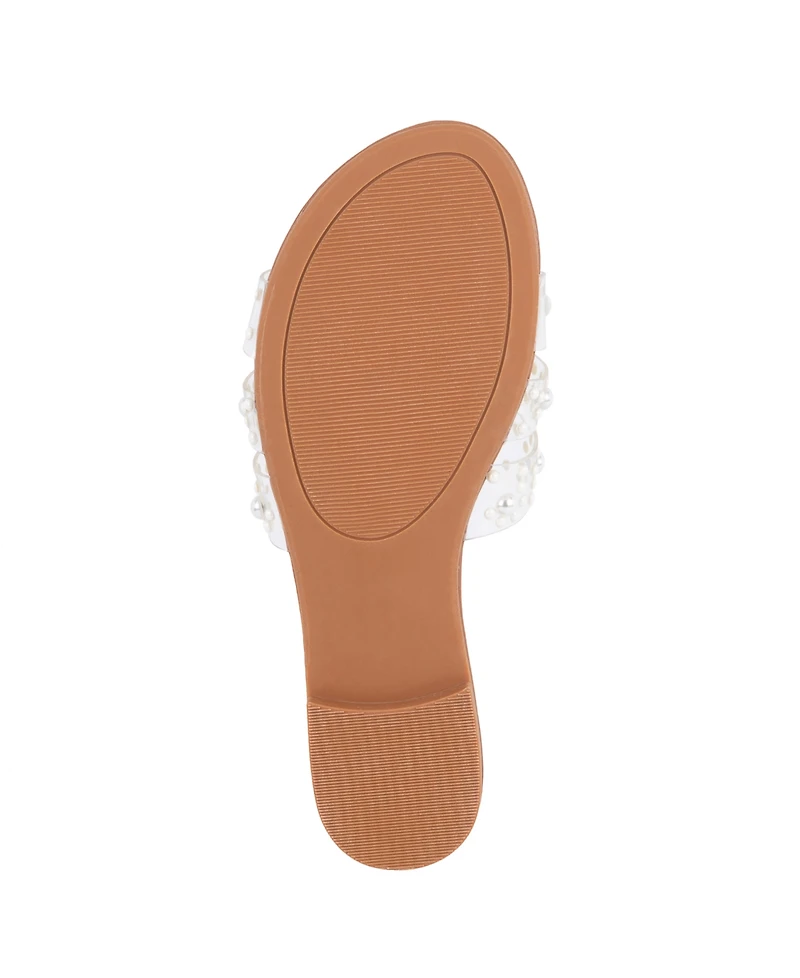 Juicy Couture Women's Zimie Slip-On Flat Sandals
