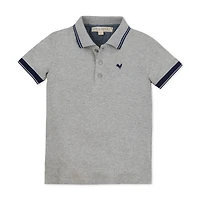 Hope & Henry Boys Short Sleeve Knit Pique Polo Shirt