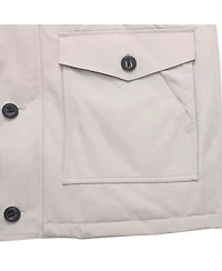 Rokka&Rolla Men's Parka Jacket with Detachable Trim