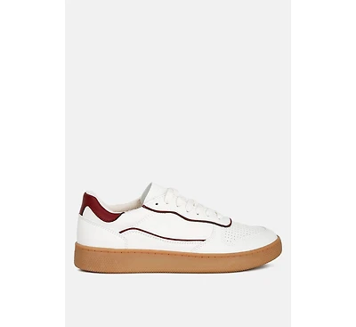 Kyniska Metallic Faux Leather Everyday Sneakers