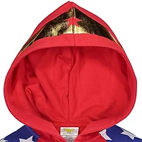 Justice League Toddler Girls Wonder Woman French Terry Zip Up Costume Hoodie