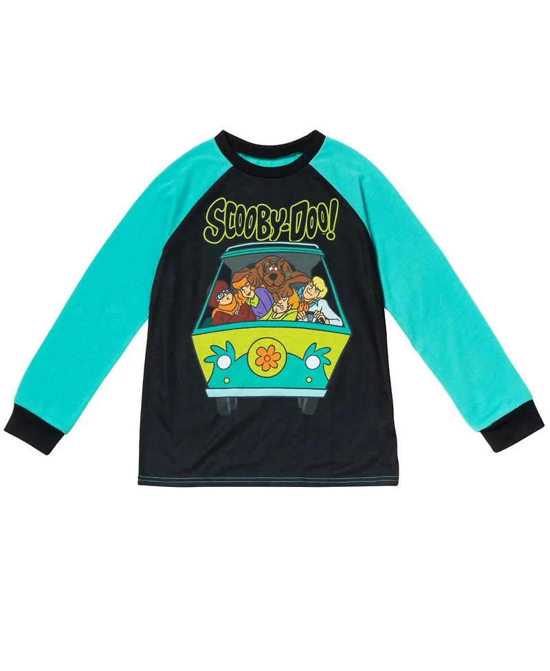 Scooby-Doo Boys Scooby Doo Pullover Pajama Shirt and Pants Sleep Set to
