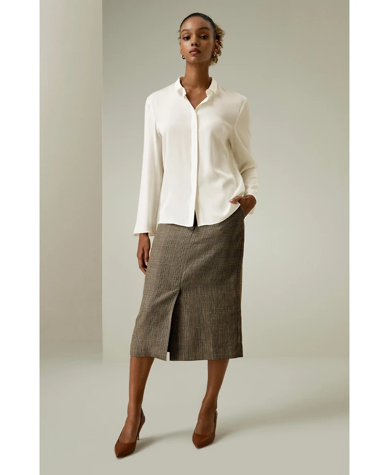Lilysilk Women's Classic Collar Silk Shirt