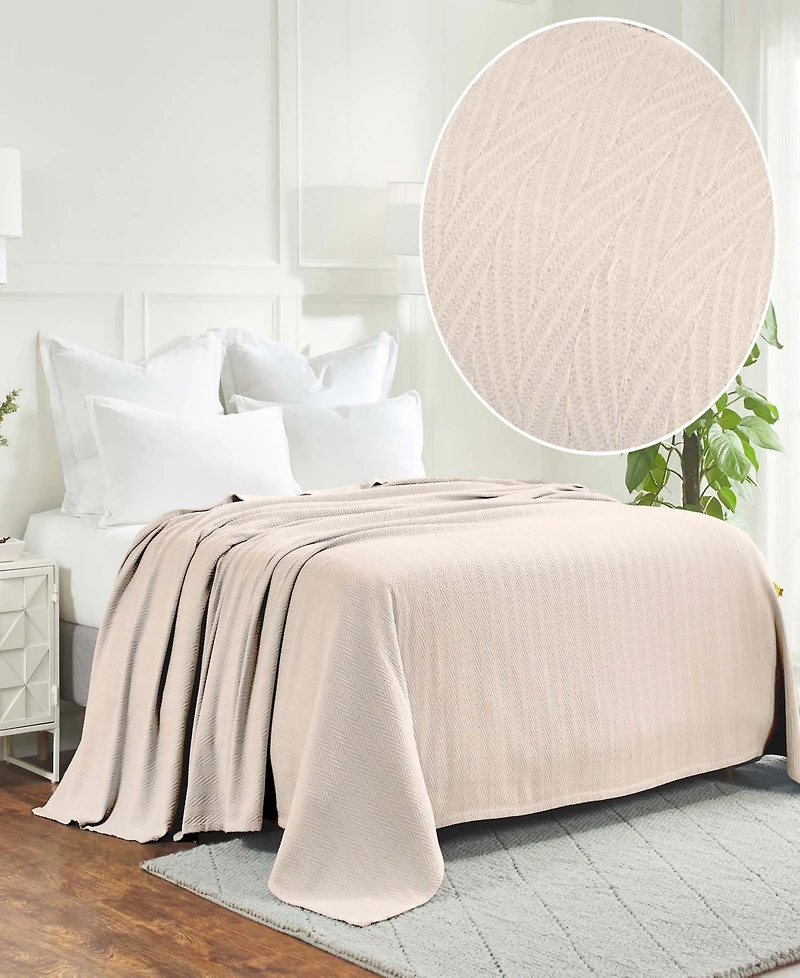 Superior Chevron All-Season Cotton Blanket