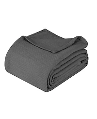 Superior Nobel Cotton Jacquard Dobby Weave Textured Chevron Lightweight Woven Blanket