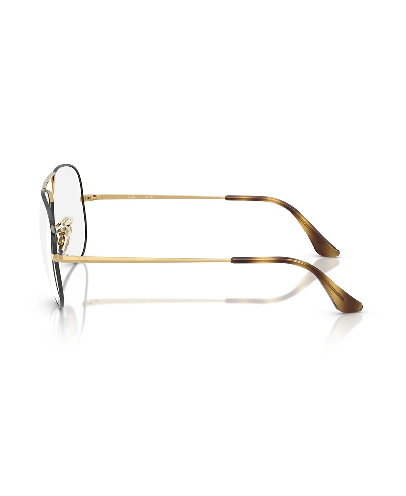 Ray-Ban Unisex Aviator Optics Eyeglasses, RB6489