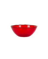 Vietri Holiday Glass Berry Bowl
