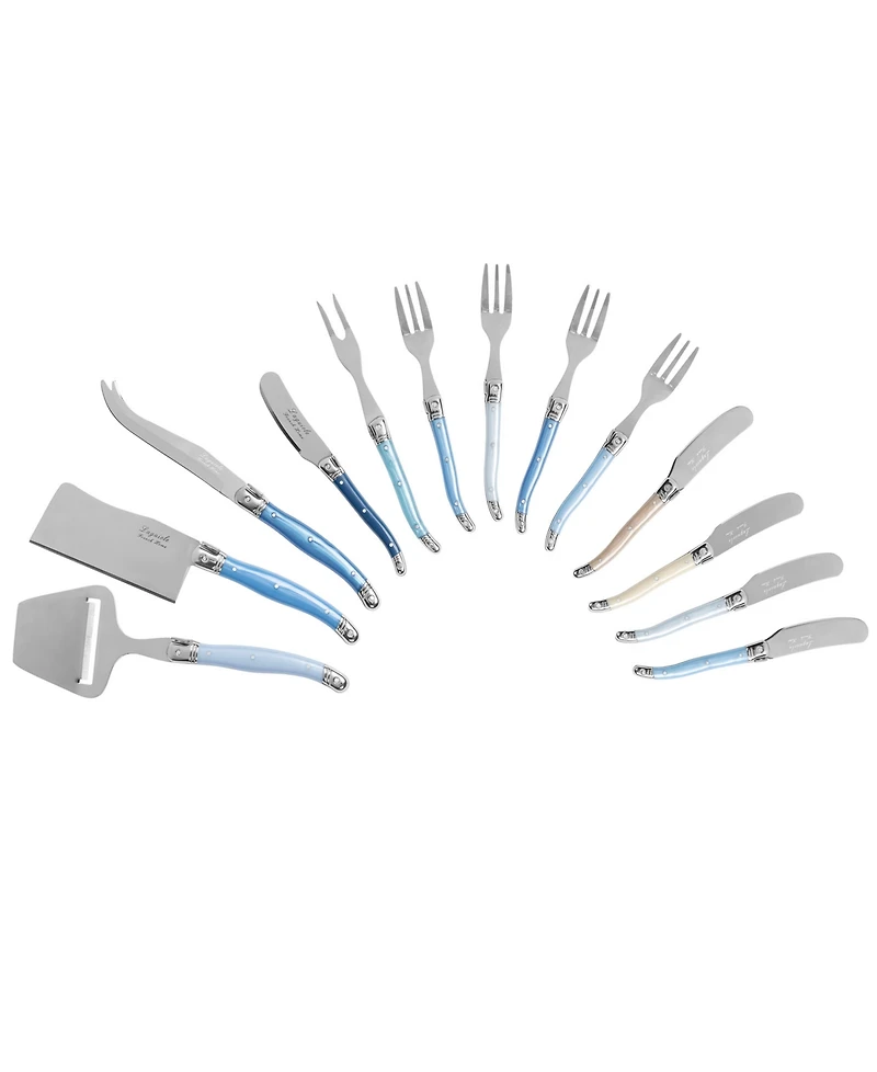 French Home Ultimate Laguiole Charcuterie 13-Piece Set with Handles