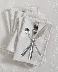 Laura Ashley Raised Woven Napkin Set of 6, 18" x