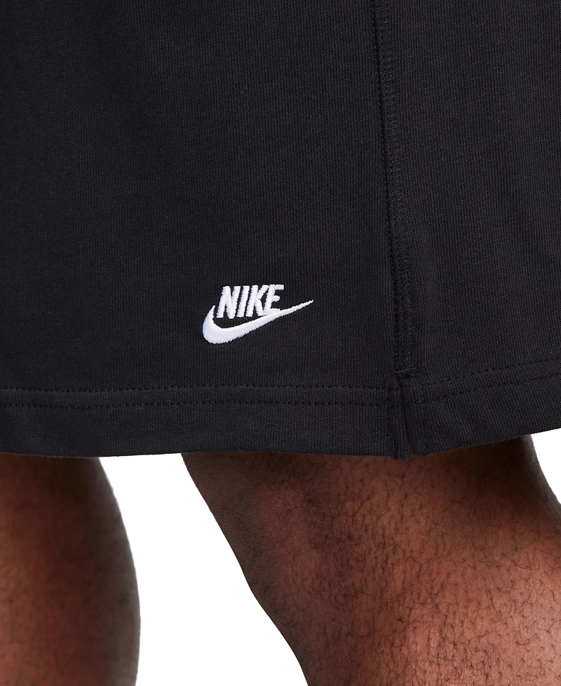 Nike Men's Club Relaxed-Fit Logo Embroidered Shorts