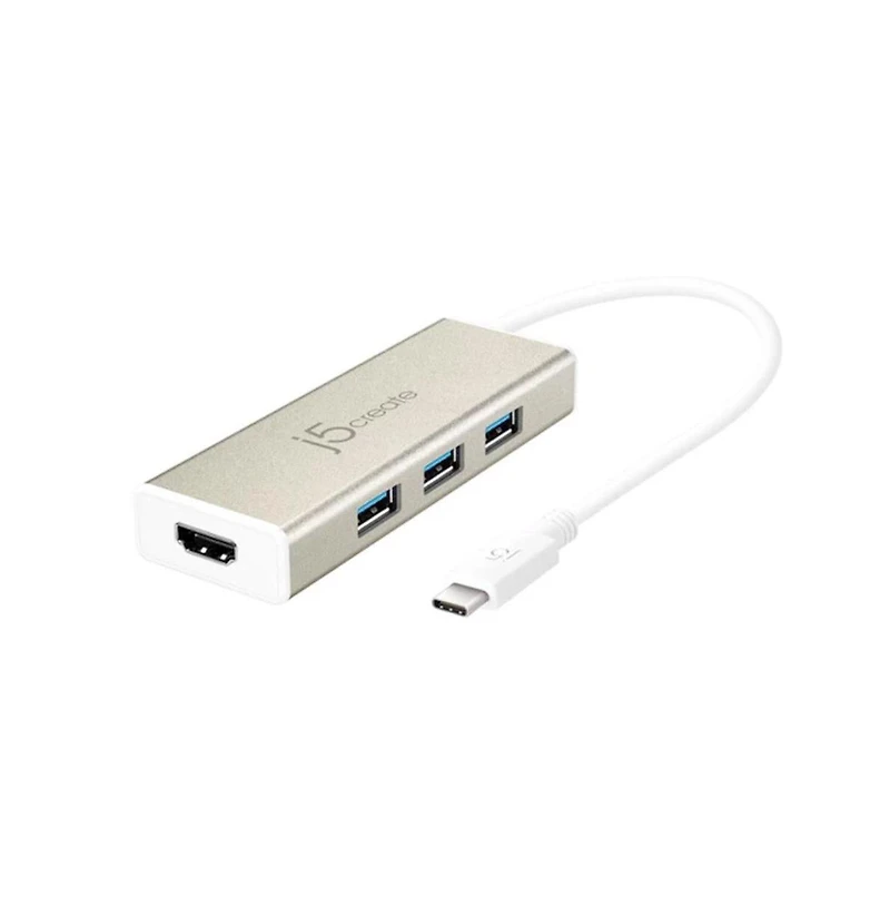 j5create JCH451 Usb 3.1 Type C 3 Port Hub with Hdmi