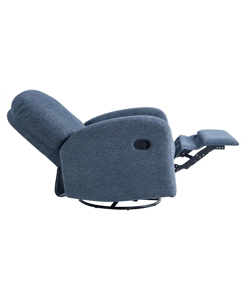 Relax A Lounger 31.9"W Polyester Phoenix Swivel Rocker Recliner