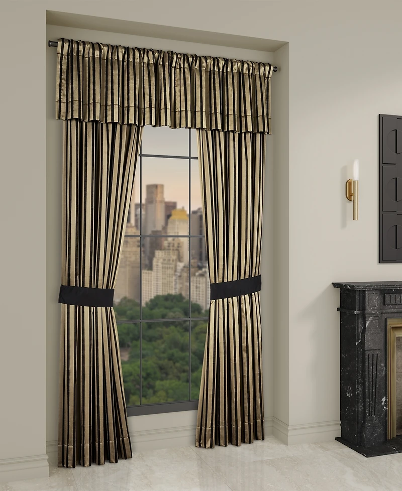 J Queen New York Calvari Window Straight Valance, 18" x 50""