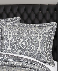 J Queen New York Bolero Pewter 4-Pc. Comforter Set