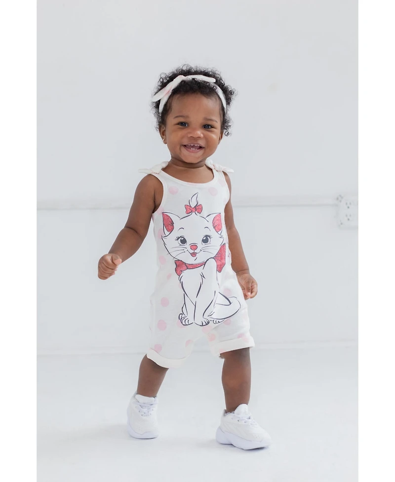 Disney Baby Girls Minnie Mouse Winnie the Pooh Lion King Lilo & Stitch Simba Romper and Headband Newborn to
