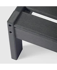 WestinTrends Outdoor Hdpe Deep Seating Modular Armless Patio Chair