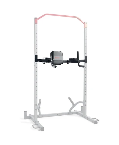 Adjustable Captains Chair Multi-Function Dip Station, Push-Up, Leg Raises & Core Workout Attachment with Adjustable Height