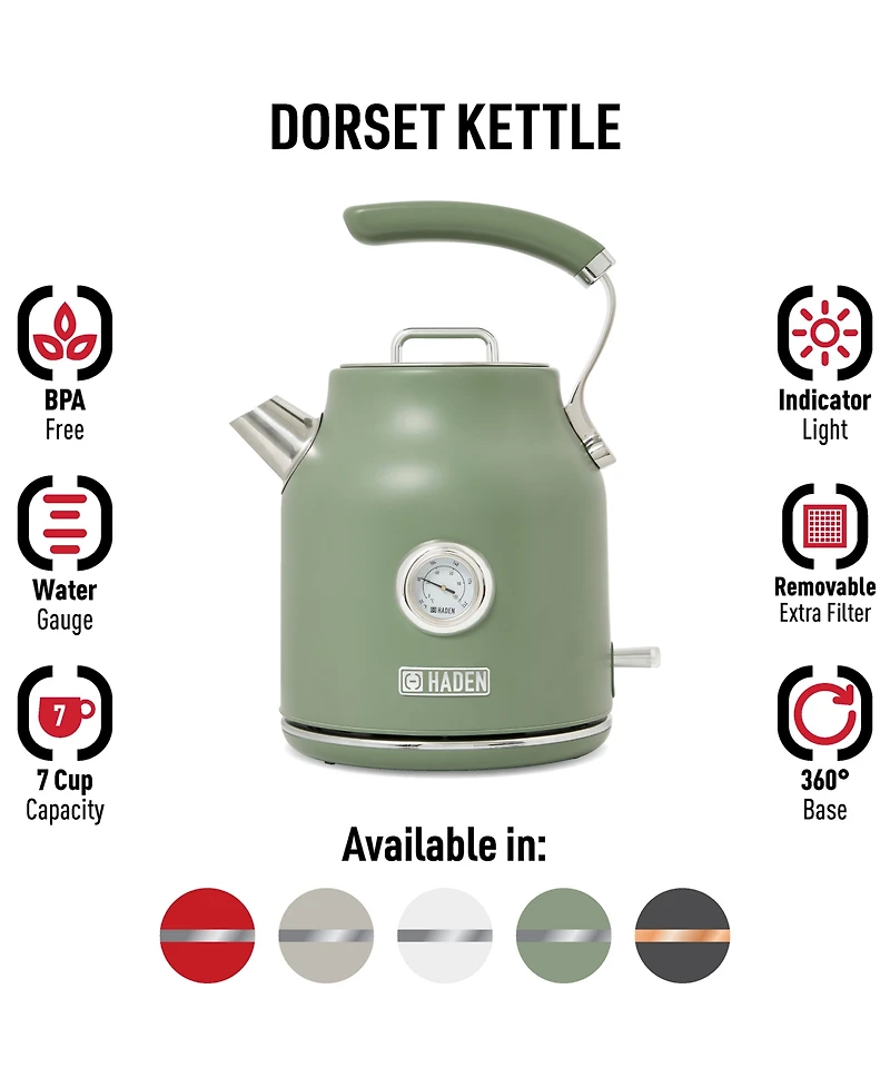 Haden Dorset 1.7 Liter Electric Water Kettle, 75171