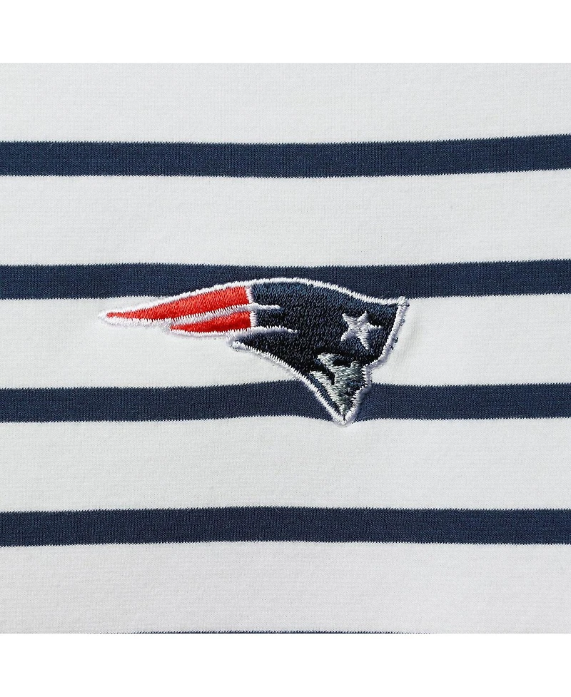 Tommy Bahama Women's White New England Patriots Tri-Blend Jovanna Striped Dress