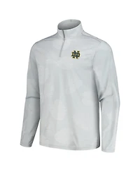 Tommy Bahama Men's Gray Notre Dame Fighting Irish Delray Frond IslandZone Half-Zip Jacket
