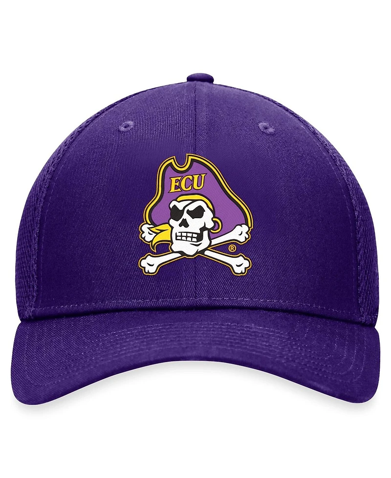 Top of the World Men's Purple Ecu Pirates Spacer Flex Hat