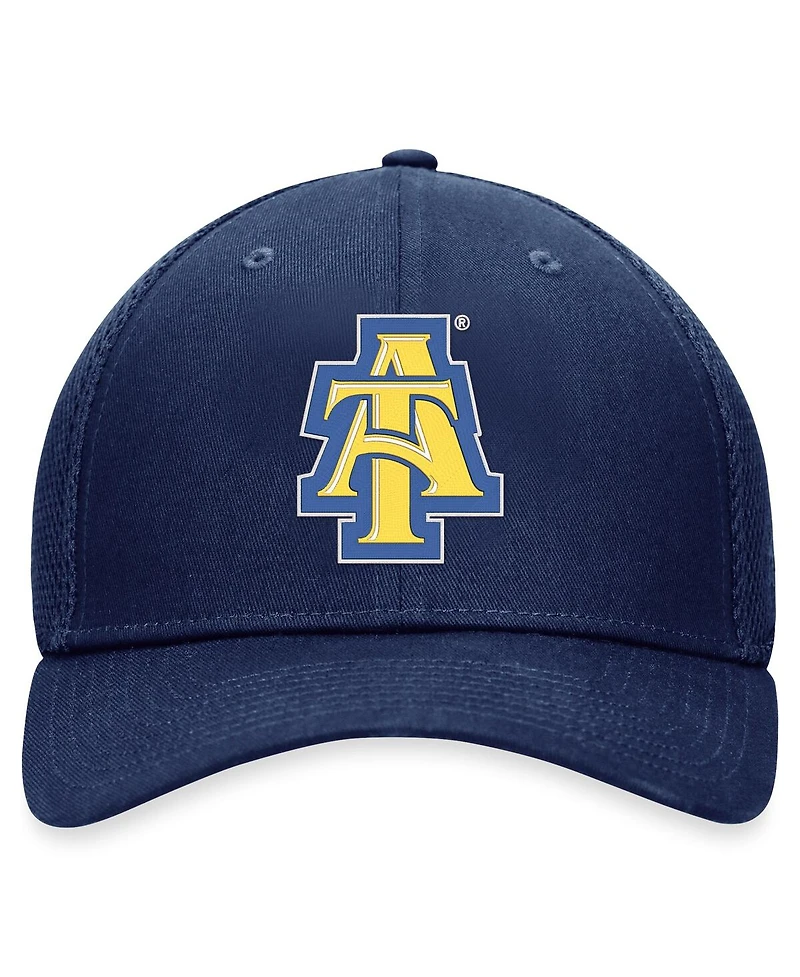 Top of the World Men's Navy North Carolina A T Aggies Spacer Flex Hat