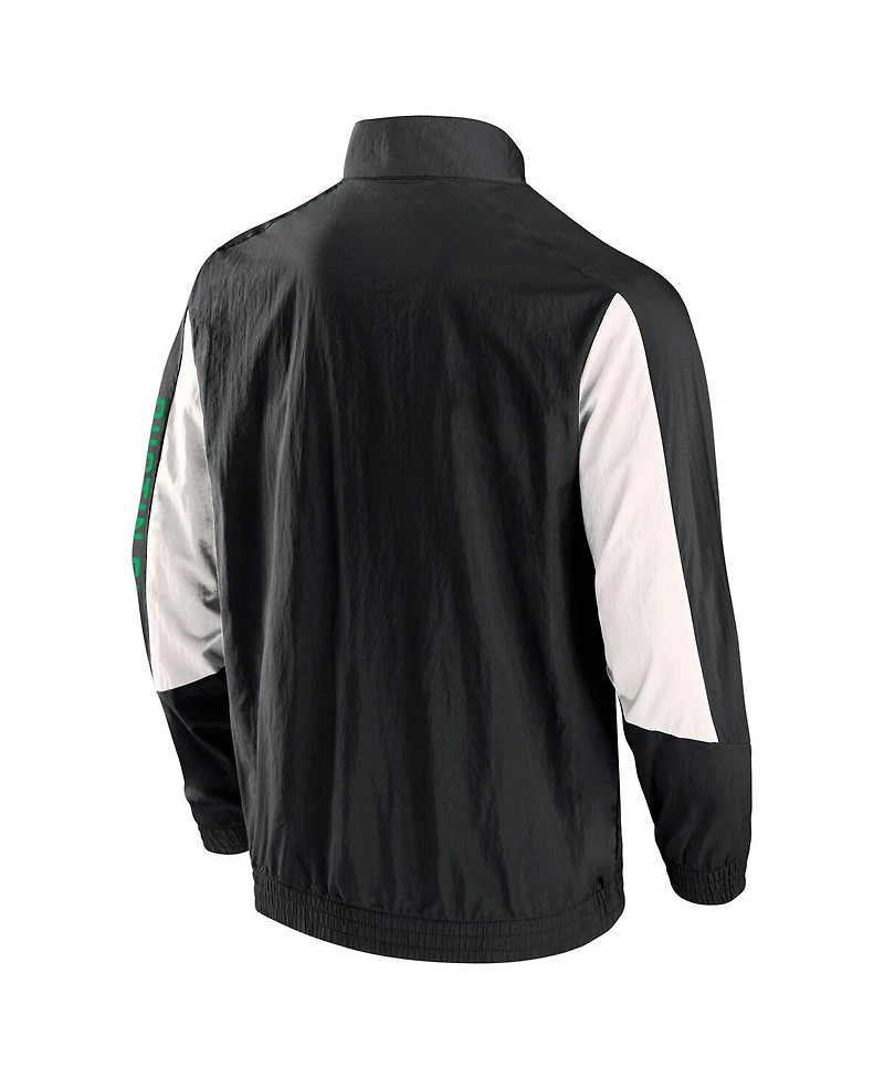 Fanatics Men's Black Austin Fc Net Goal Raglan Full-Zip Track Jacket
