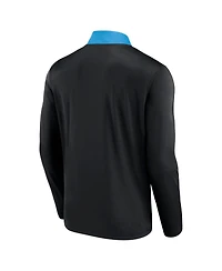 Fanatics Men's Black Miami Marlins Unstoppable Quarter-Zip Top