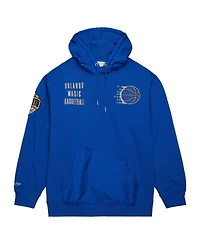 Mitchell & Ness Men's Blue Orlando Magic Team Og 2.0 Vintage Logo Fleece Pullover Hoodie