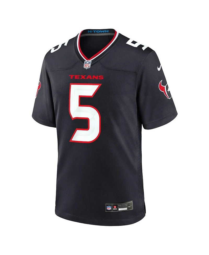Nike Men's Jalen Pitre Navy Houston Texans Game Jersey