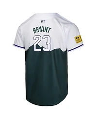 Nike Big Boys and Girls Kris Bryant Green Colorado Rockies City Connect Limited Player Jersey