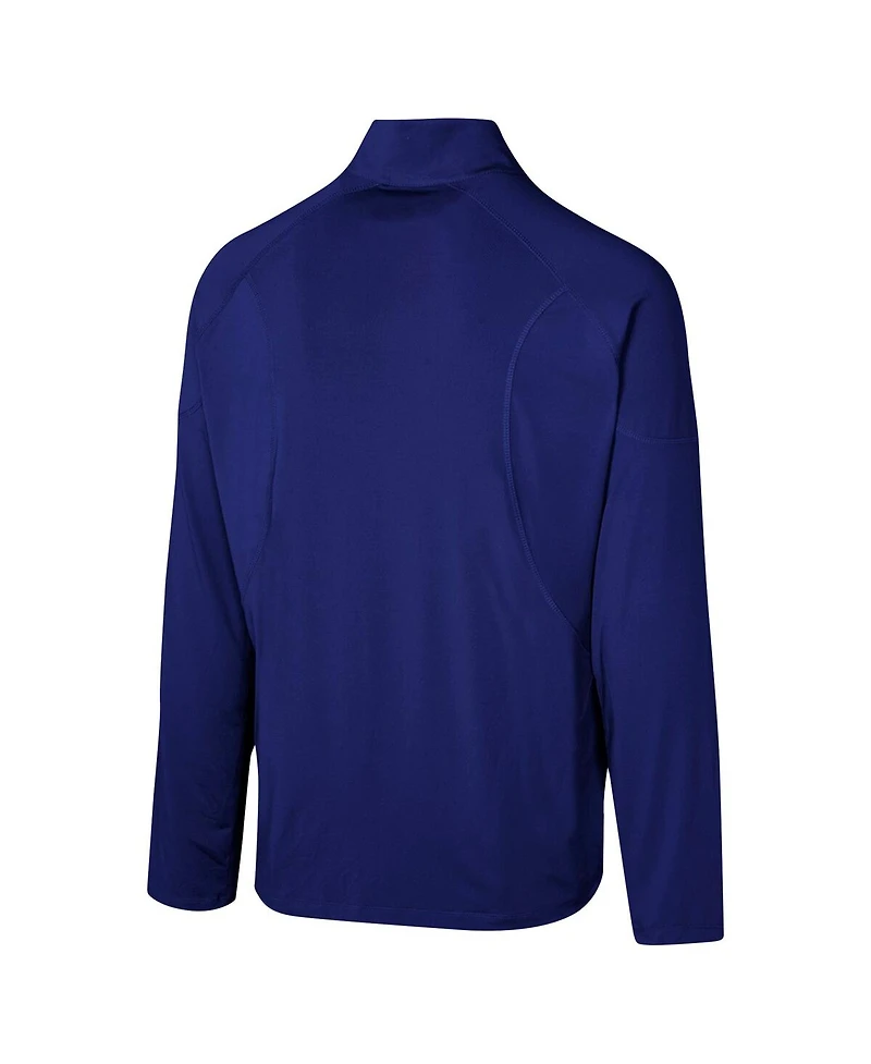 Outerstuff Men's Purple Baltimore Ravens Grind Iron Quarter-Zip Top
