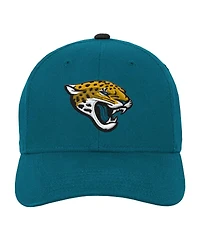 Outerstuff Big Boys and Girls Teal Jacksonville Jaguars Team Pre-Curved Adjustable Hat