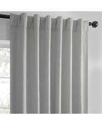 Half Price Drapes Silver Abstract Lounge Embossed Velvet Room Darkening Curtain