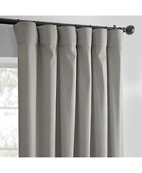 Half Price Drapes Pewter Abstract Lounge Embossed Velvet Room Darkening Curtain