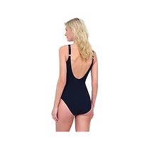 Gottex Women's Water Lily High Neck One Piece Mastectomy Swimsuit