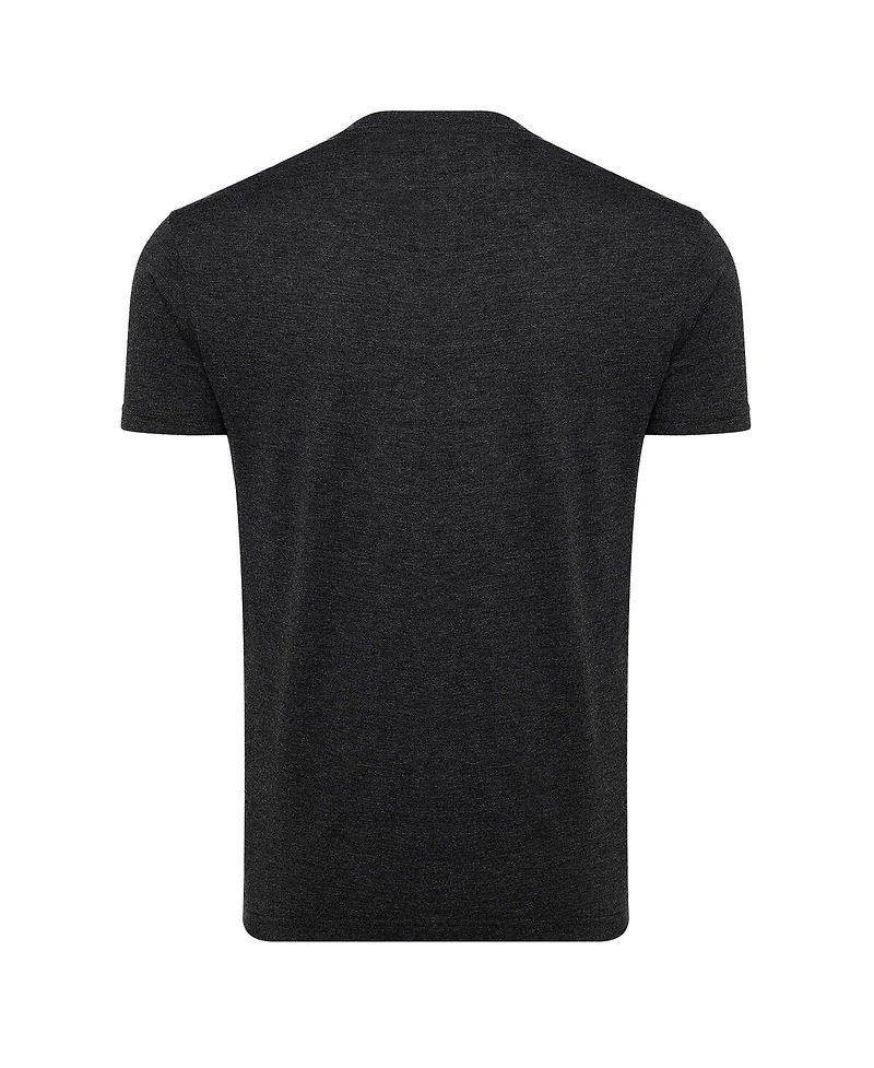 Sportiqe Men's and Women's Heather Black Sacramento Kings Comfy Super Soft Tri-Blend T-Shirt