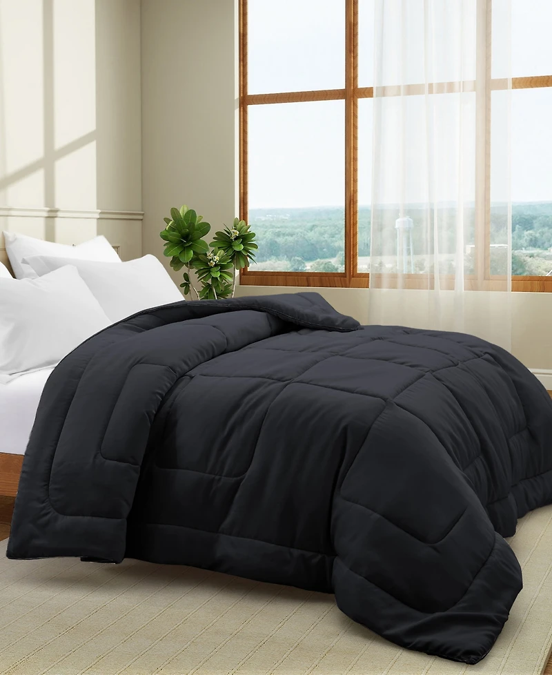 Unikome Silky Satin Down Alternative 3 Piece Comforter Set