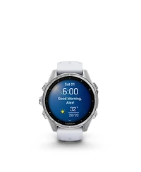 Garmin fenix 8 43mm, Amoled, Outdoor & Fitness Gps Smartwatch, Glass, Stainless Steel/Whitestone, Ww